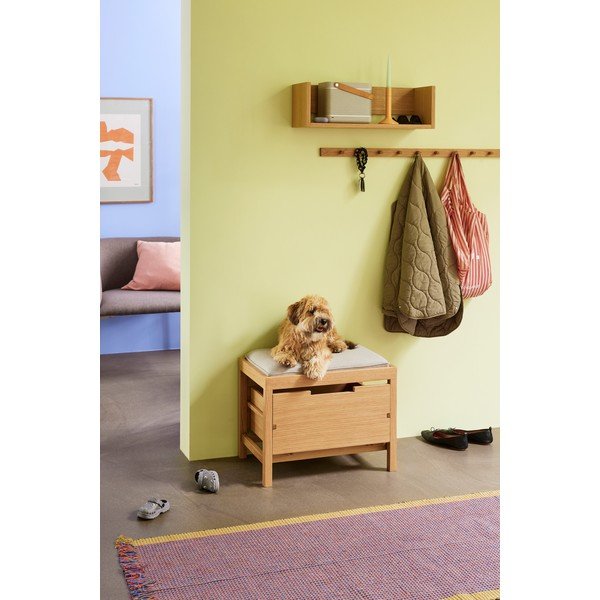 Polica v dekore duba v prírodnej farbe 64 cm Gap – Hübsch-image-2