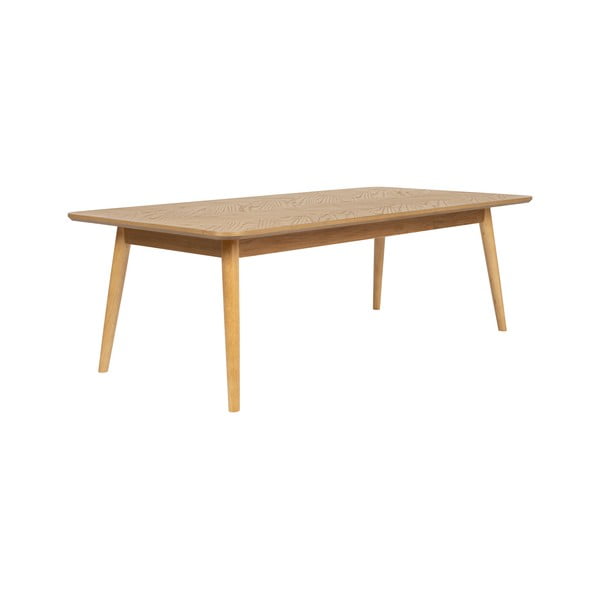 Konferenčný stolík s doskou v dubovom dekore v prírodnej farbe 60x120 cm Fabio – White Label-image-2