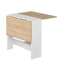 Rozkladací jedálenský stôl s doskou v dekore duba 76x28 cm Papillon – TemaHome