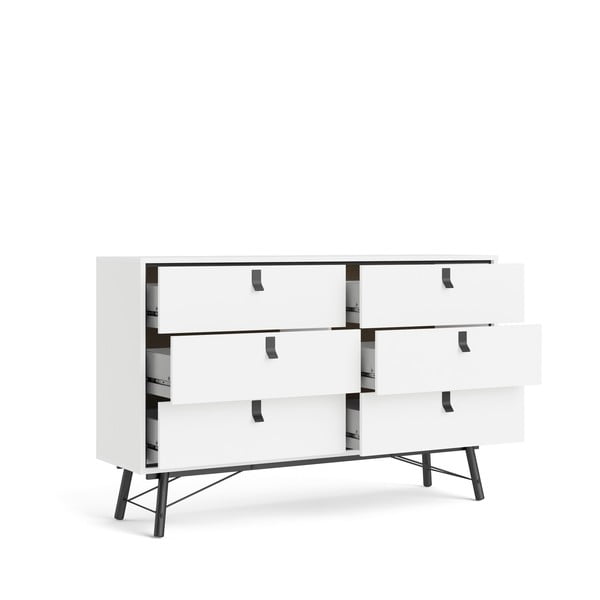 Biela komoda Tvilum Ry, 150 x 95 cm-image-3