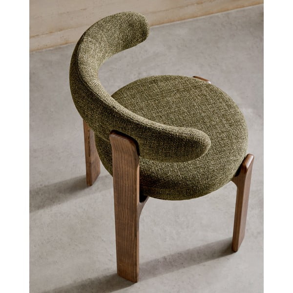 Kaki/hnedá jedálenská stolička z jaseňového dreva Granite – Kave Home-image-2