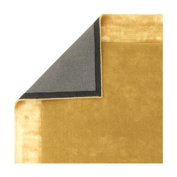 Okrovožltý ručne tkaný koberec s prímesou vlny 160x230 cm Ascot – Asiatic Carpets-image-3