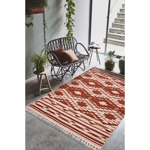 Oranžový koberec Asiatic Carpets Taza, 200 x 290 cm-image-4