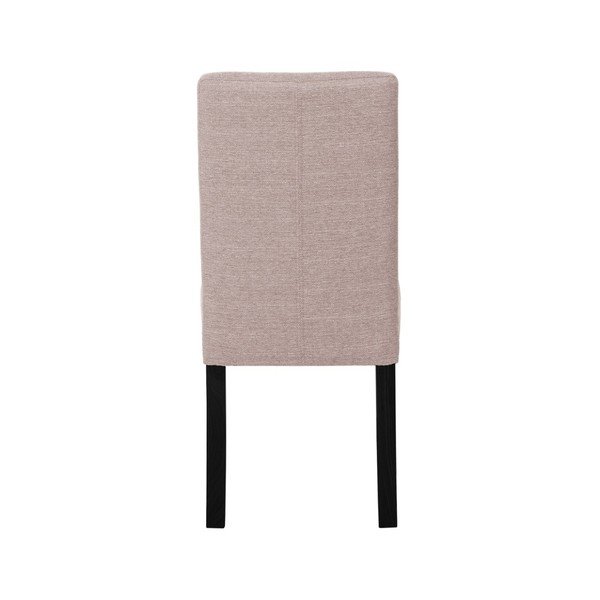 Púdrovoružová stolička s čiernymi nohami Ted Lapidus Maison Tonka-image-4