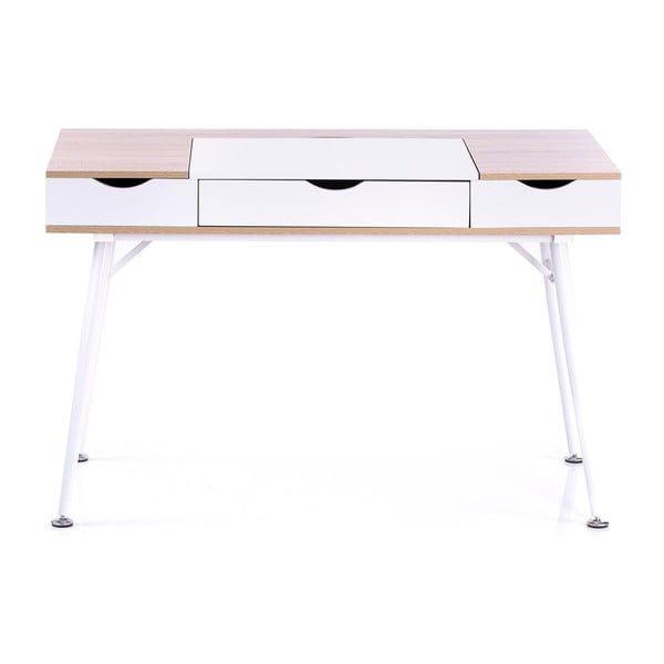 Pracovný stôl s doskou v dubovom dekore 60x120 cm Faryn – Homede-image-2