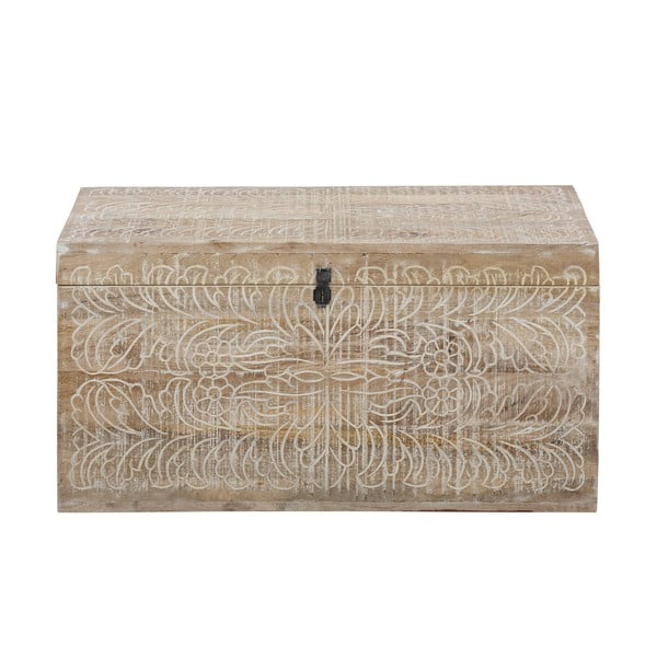 Truhlica z mangového dreva v prírodnej farbe 45x50 cm Malati – Støraa