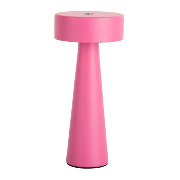 Tmavoružová LED stolová lampa (výška  16,5 cm) Mini LED Ring – Leitmotiv