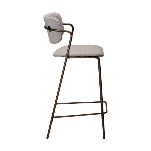 Sivá barová stolička (výška sedadla 67,5 cm) Zed – DAN-FORM Denmark-image-3