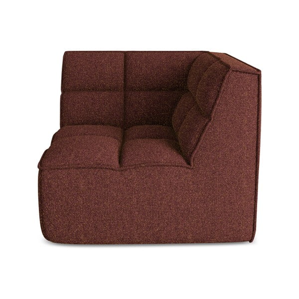 Vínovočervený modul pohovky Kalai – Makamii