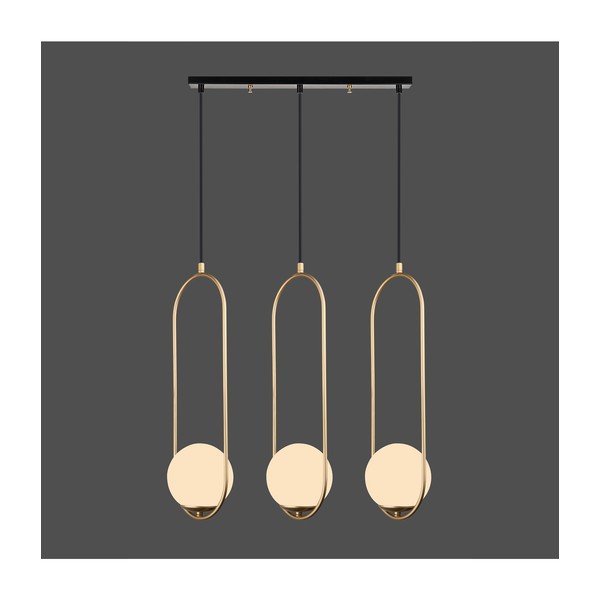 Závesné svietidlo v zlatej farbe Squid Lighting Arch, výška 146 cm-image-1