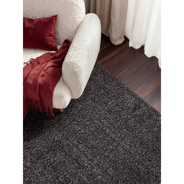 Tmavosivý ručne tkaný koberec z materiálu buklé 120x170 cm Notting Hill Portobello – Ted Baker-image-1