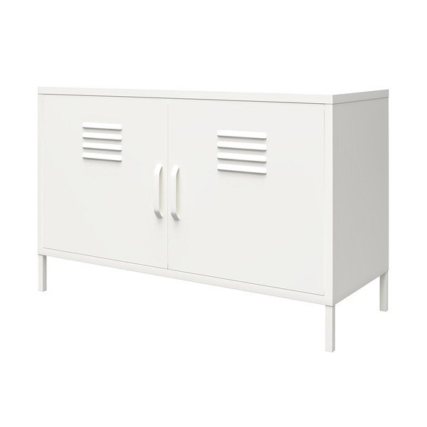 Biela kovová skrinka 100x64 cm Mission District - Støraa-image-3