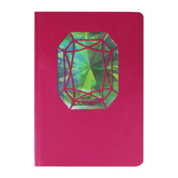 Zápisník A6 Portico Designs Smaragd, 124 strán