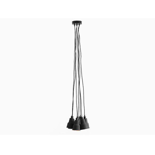 Čierne závesné svietidlo ø 32 cm Celulo – CustomForm