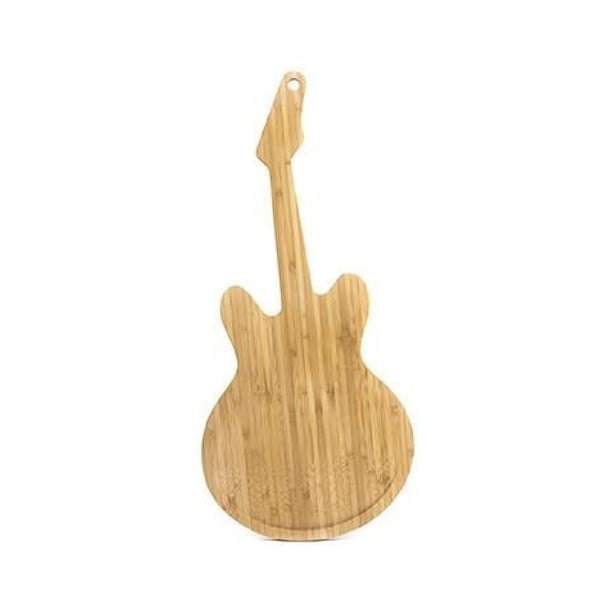 Bambusová doska na krájanie Kikkerland Guitar