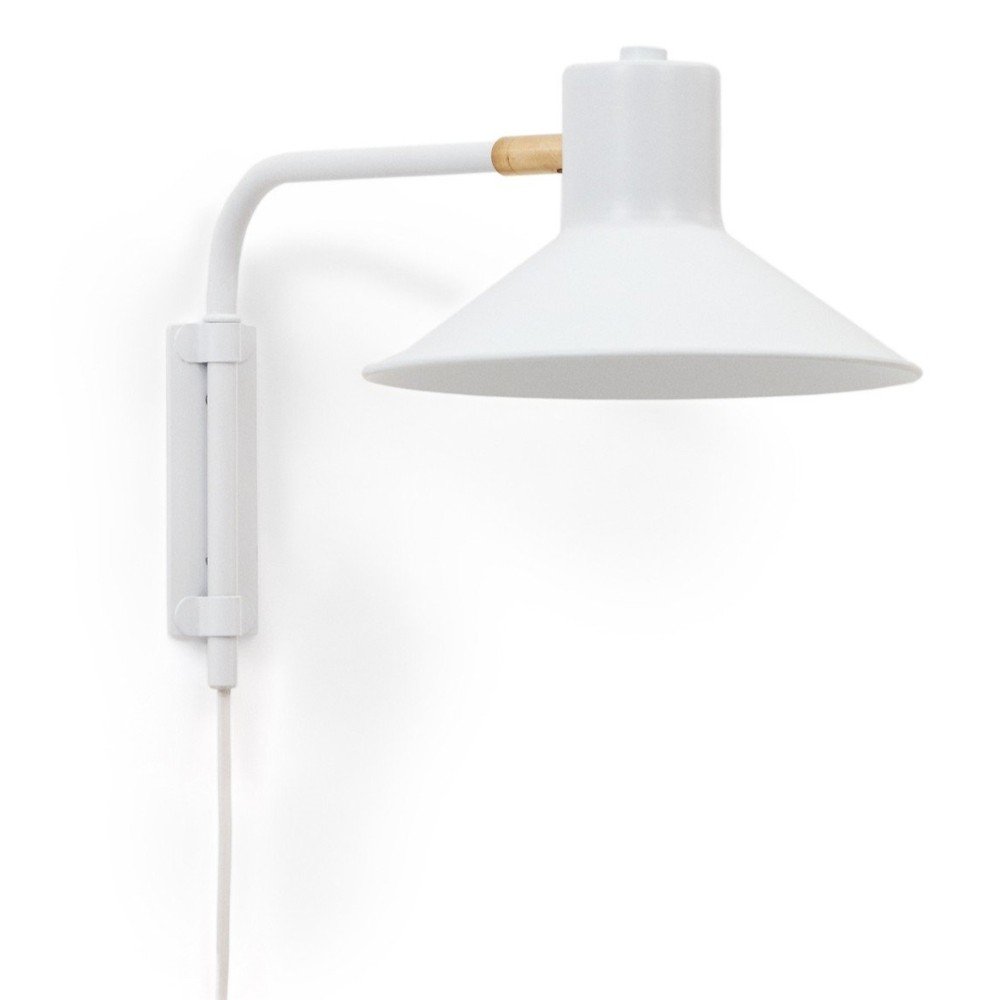 Biele nástenné svietidlo Aria – Kave Home