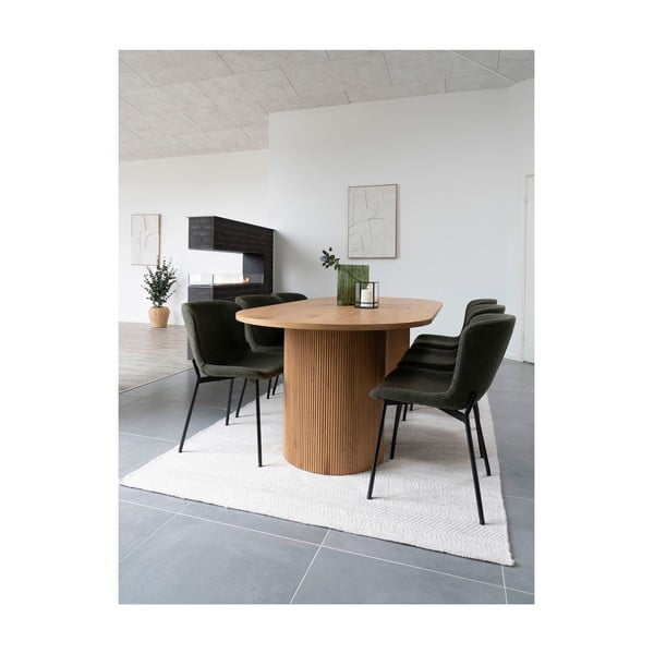 Zelená sklenená váza (výška 26,5 cm) – House Nordic-image-3