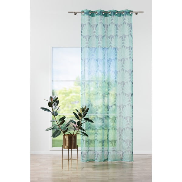 Zelená záclona 140x260 cm Maurícius – Mendola Fabrics-image-2