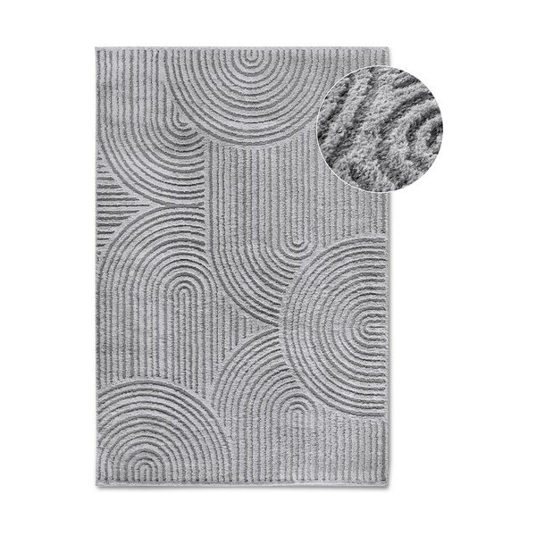 Sivý koberec 80x120 cm Chappe Light Grey – Elle Decoration