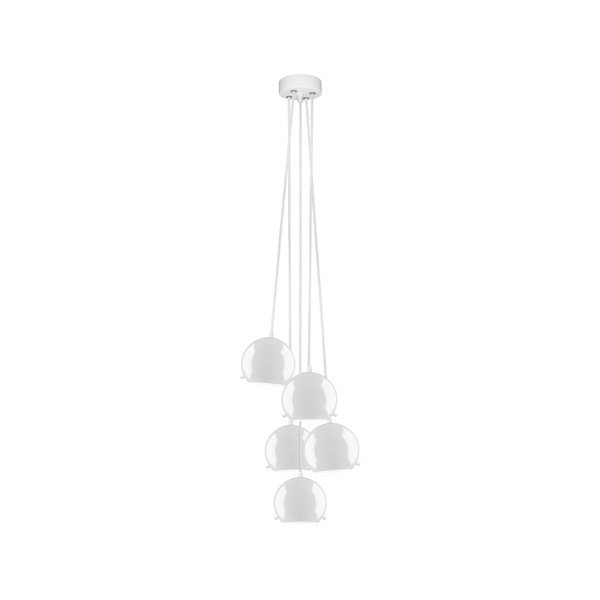 Biele stropné svietidlo Sotto Luce MYOO Elementary 5BS Glossy