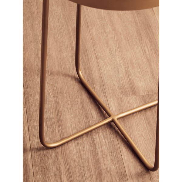 Okrúhly odkladací stolík s mramorovou doskou ø 36 cm Shalimar – Premier Housewares-image-4