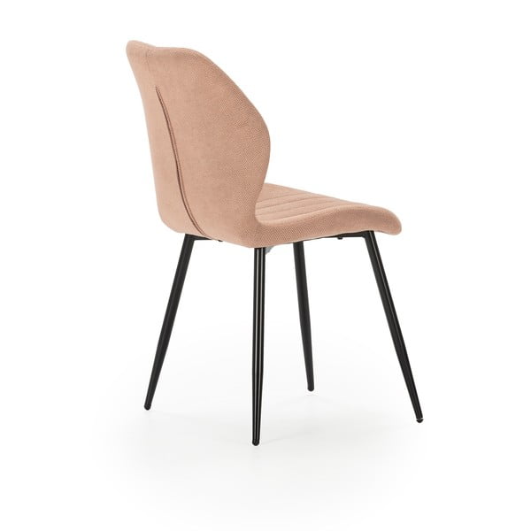 Jedálenská stolička v lososovej farbe v súprave 4 ks Milu – Marckeric-image-4