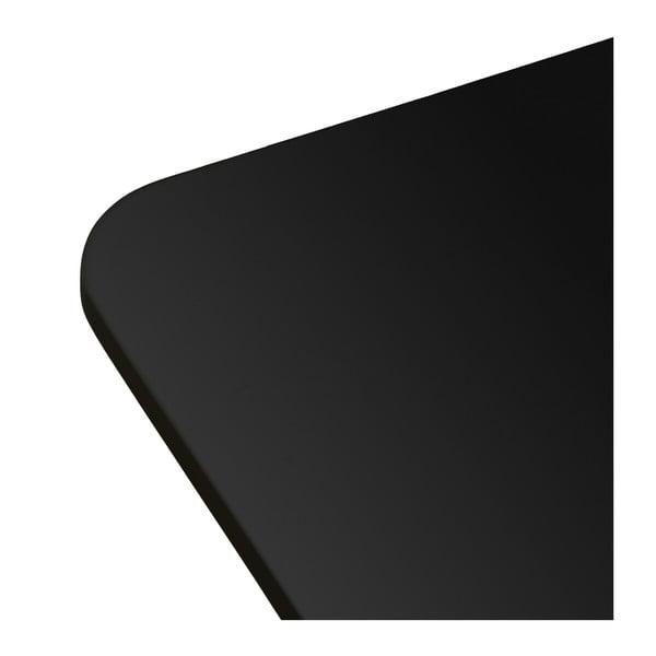 Čierny jedálenský stôl s čiernou doskou 80x120 cm – Casa Selección-image-2
