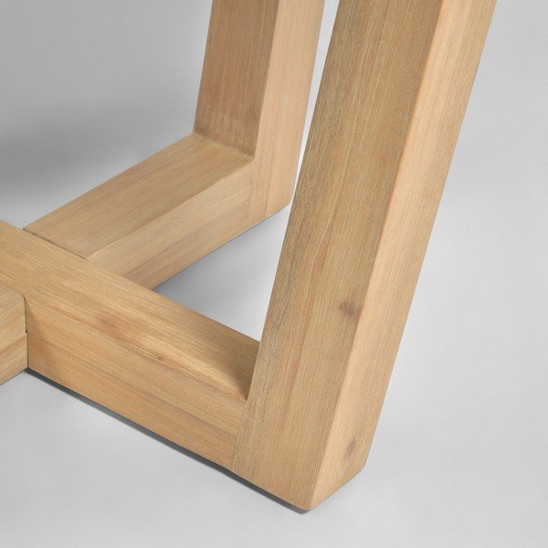 Biely záhradný stôl s doskou z kameňa Kave Home Shanelle, ø 120 cm-image-3