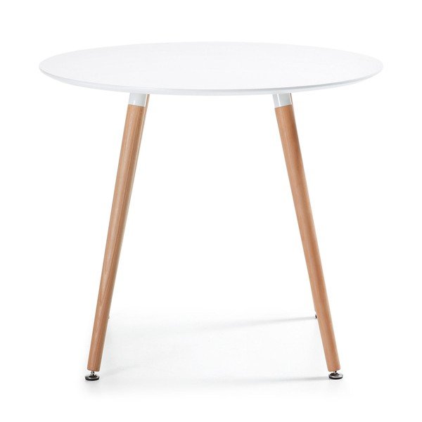Jedálenský stôl z bukového dreva Kave Home Daw, ⌀ 100 cm-image-2