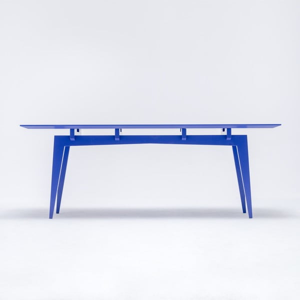 Jedálenský stôl Yamaza, modrý