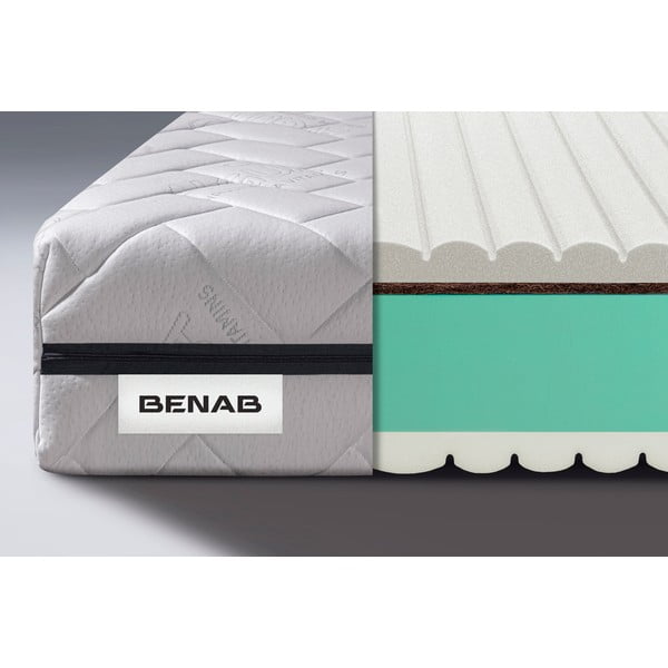 Stredne tvrdý/extra tvrdý penový obojstranný matrac 160x200 cm BuonaNotte HR BIO - BENAB-image-1