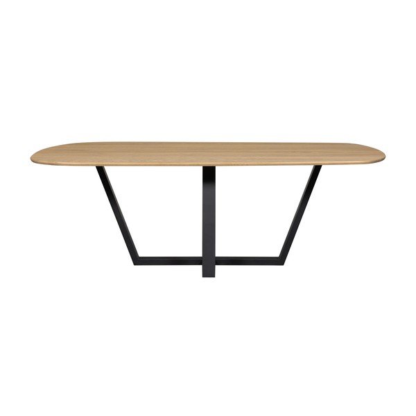 Jedálenský stôl s doskou z dubového dreva 100x220 cm Tablo – WOOOD