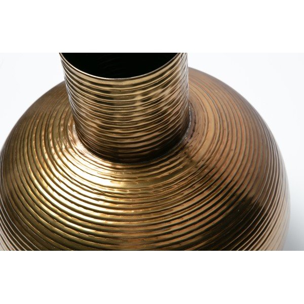 Kovová váza ve zlatém dekore WOOOD Pixie-image-1