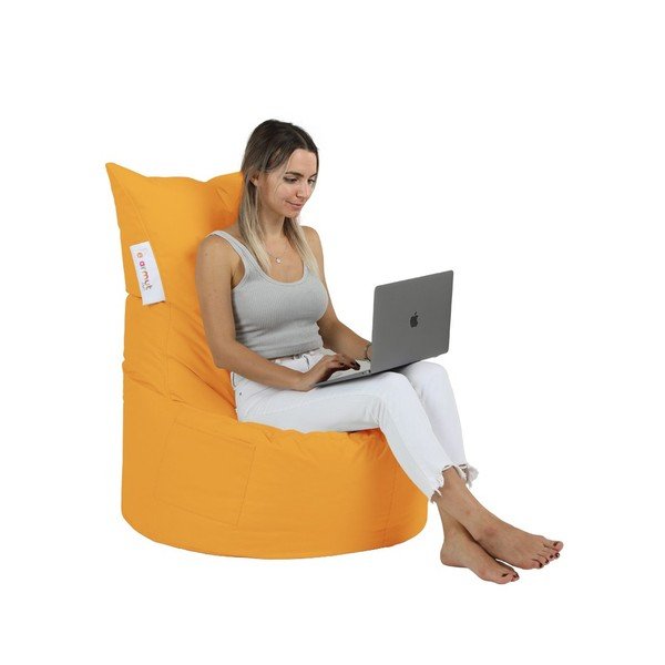 Oranžový záhradný sedací vak Balina – Floriane Garden-image-1