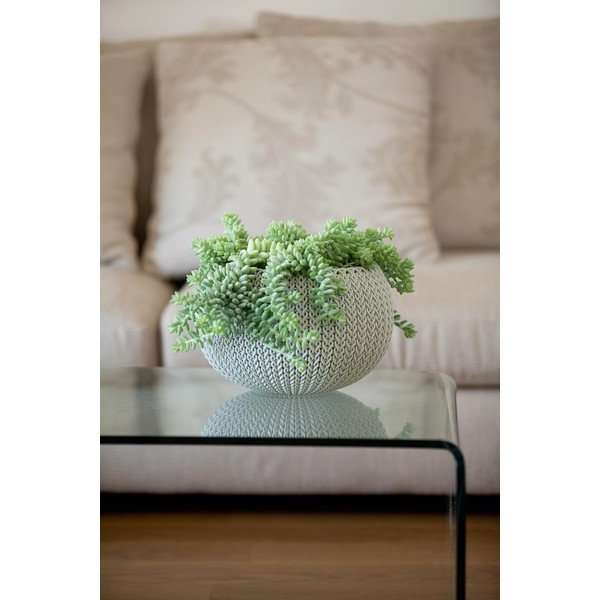 Plastový závesný a nástenný  kvetináč ø 28 cm Cozy – Keter-image-3