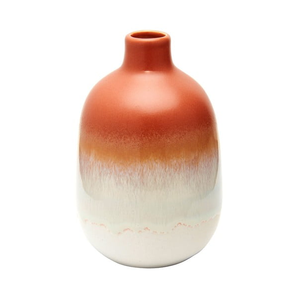 Oranžovo-biela váza Sass & Belle Bohemian Home Mojave