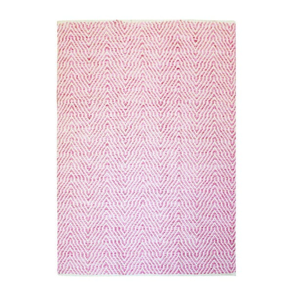 Ručne tkaný ružový koberec Kayoom Coctail Eupen, 120 x 170 cm