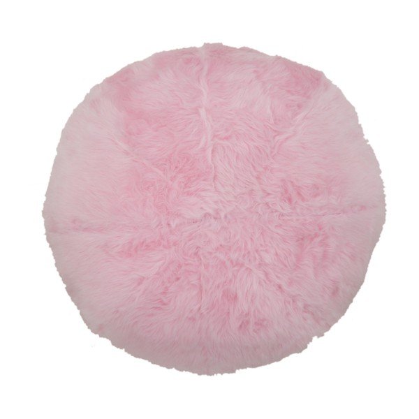 Ružový puf Mauro Ferretti Plush-image-1