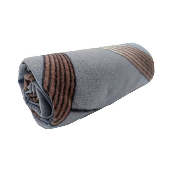 Sivá fleecová deka 150x200 cm Gold Ribbon – JAHU collections