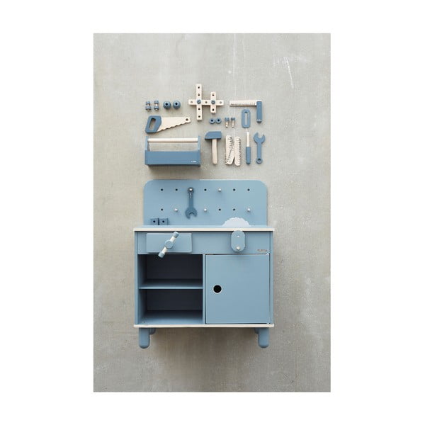 Modrá detská dielnička Flexa Play The Workbench-image-2