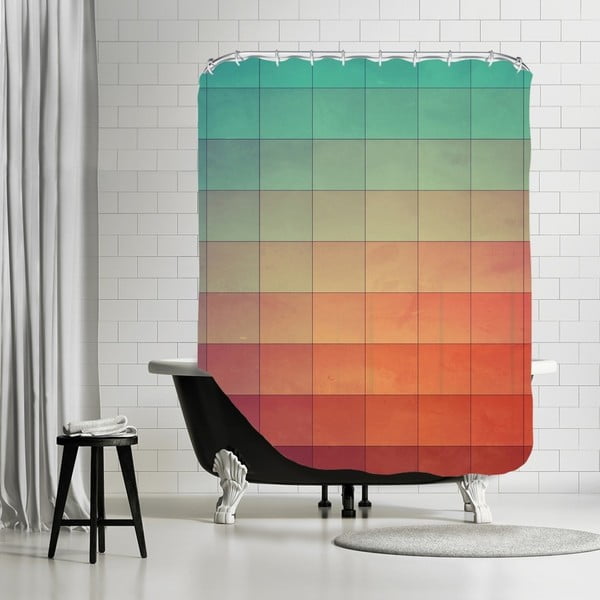 Kúpeľňový záves Colourfull, 180x180 cm