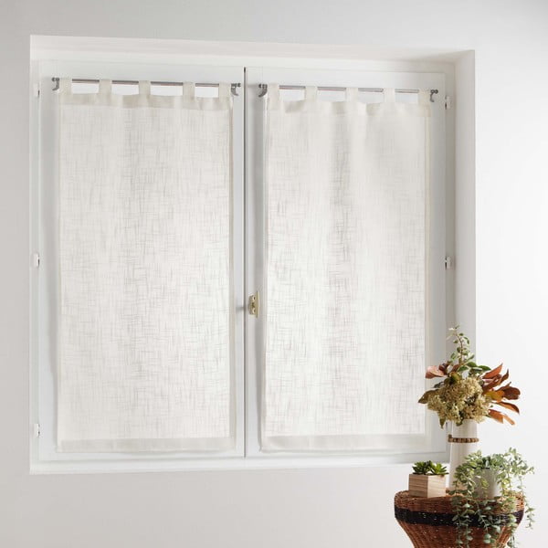 Krémové záclony v súprave 2 ks 60x90 cm Haltona – douceur d'intérieur-image-2