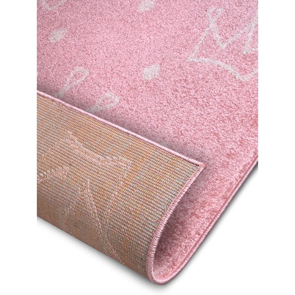 Ružový detský koberec 120x170 cm Crowns – Hanse Home-image-4