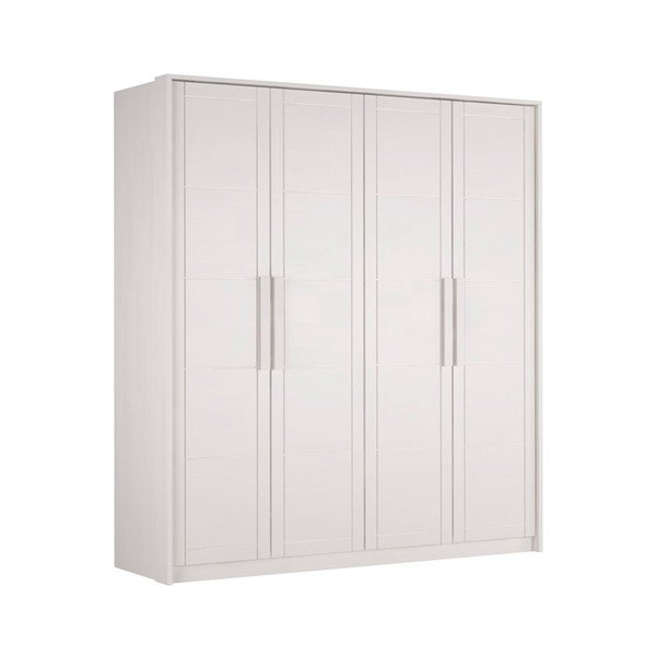 Biela šatníková skriňa z bukového dreva 203x220 cm Timo – Olivia Living