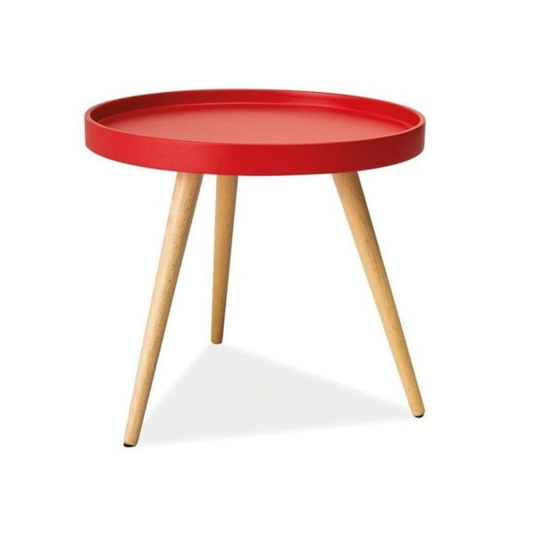 Konferenčný stolík Toni 50 cm, červený