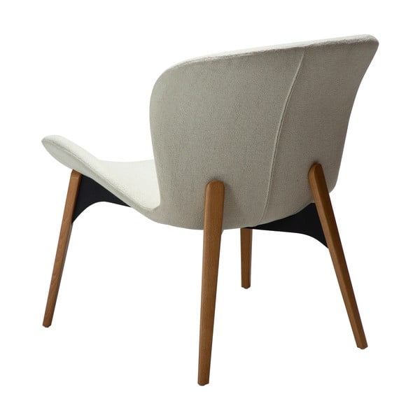 Krémové kreslo z textílie buklé Paragon – DAN-FORM Denmark-image-3