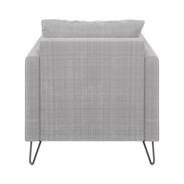 Svetlosivé ženilkové kreslo Freya – Ropez-image-2