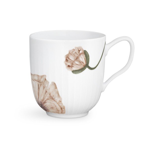 Biely porcelánový hrnček Kähler Design Hammershøi Poppy, 330 ml