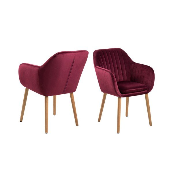 Vínovočervená jedálenská stolička Actona Emilia Vic-image-4