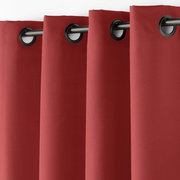 Červený záves 140x180 cm Essentiel – douceur d'intérieur-image-2